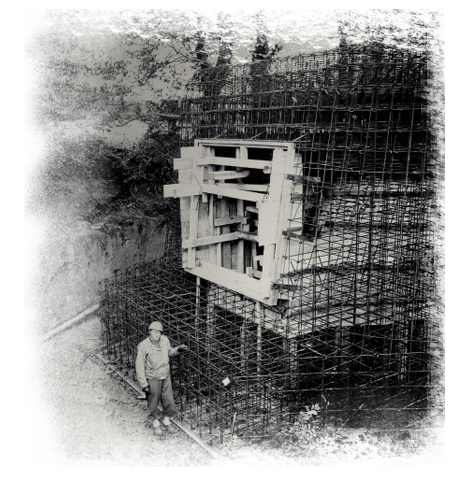 Ferraillage blockhaus bunker NARA - Musée Mémoires 39 - 45